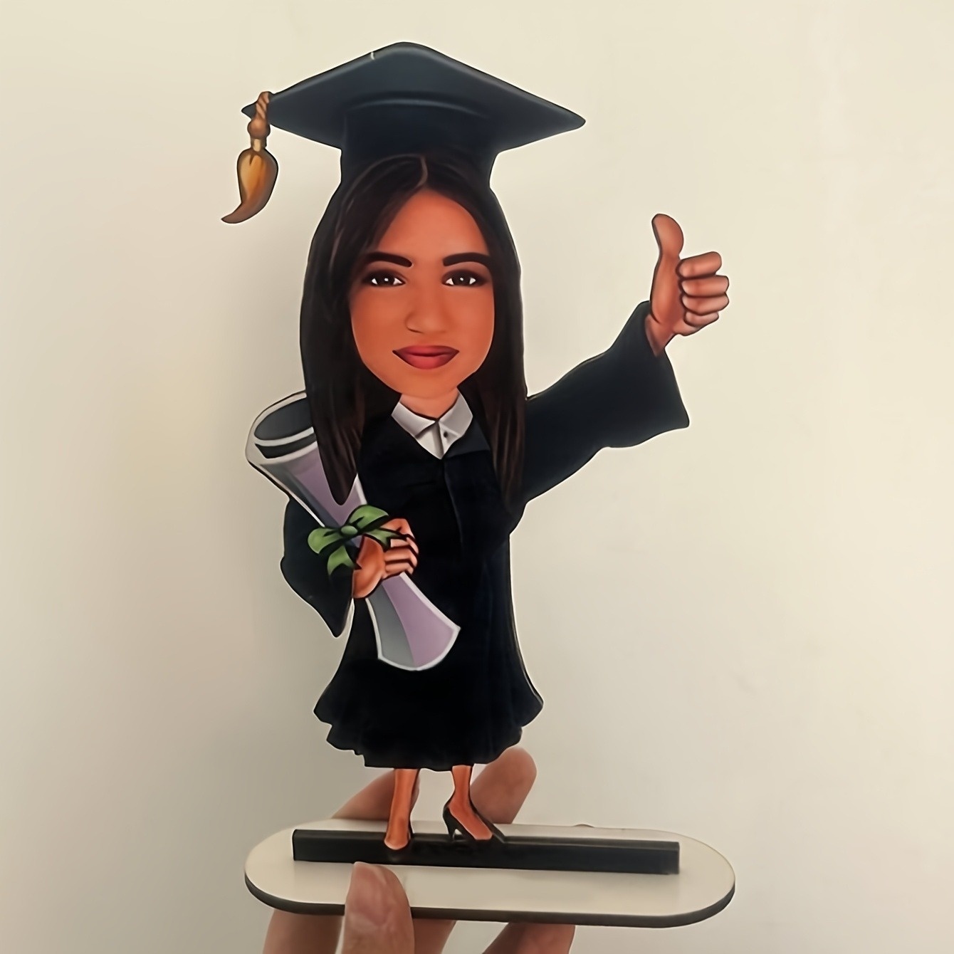TEMU Figuras de Personajes de Dibujos Animados en Acrílico 2D, 1/10 piezas - Recuerdos Fotográficos Personalizados para con Gorro y , Ideales para de