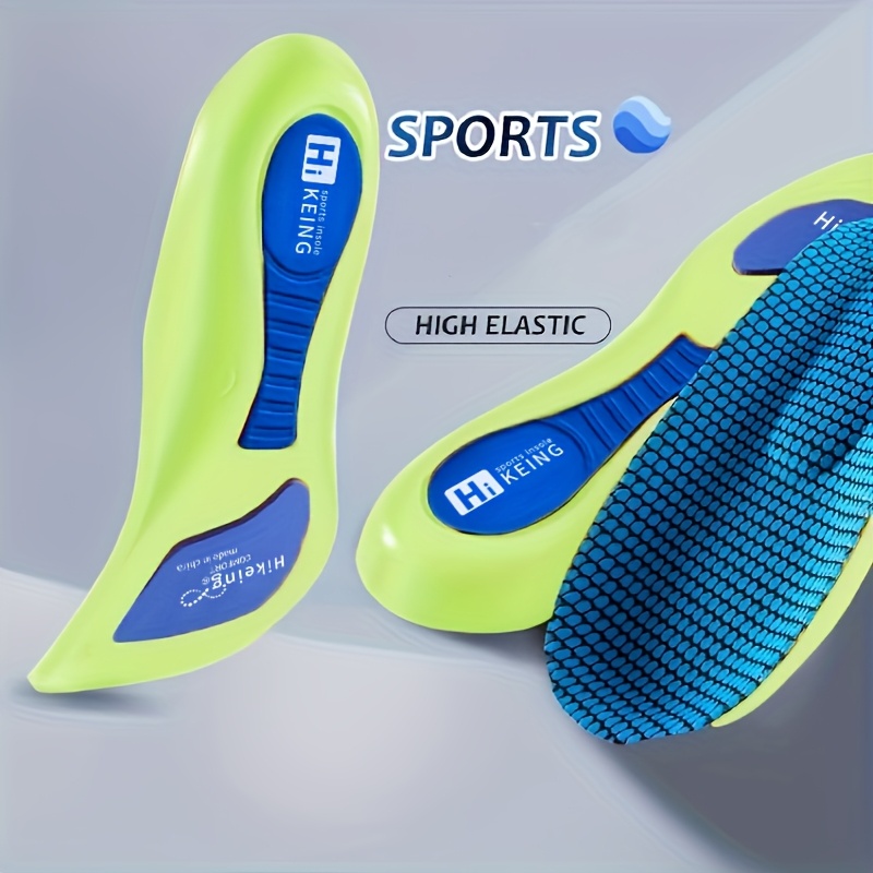 

2pcs/pair Eva Insoles Arch Support Insoles For Sports Training Without Feet