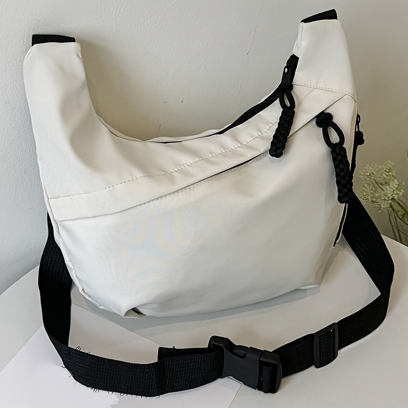 

1pc Fashionable Nylon Mini Crossbody Bag For Women, Lightweight Casual Bag With Adjustable Strap, Mobile Phone Pouch