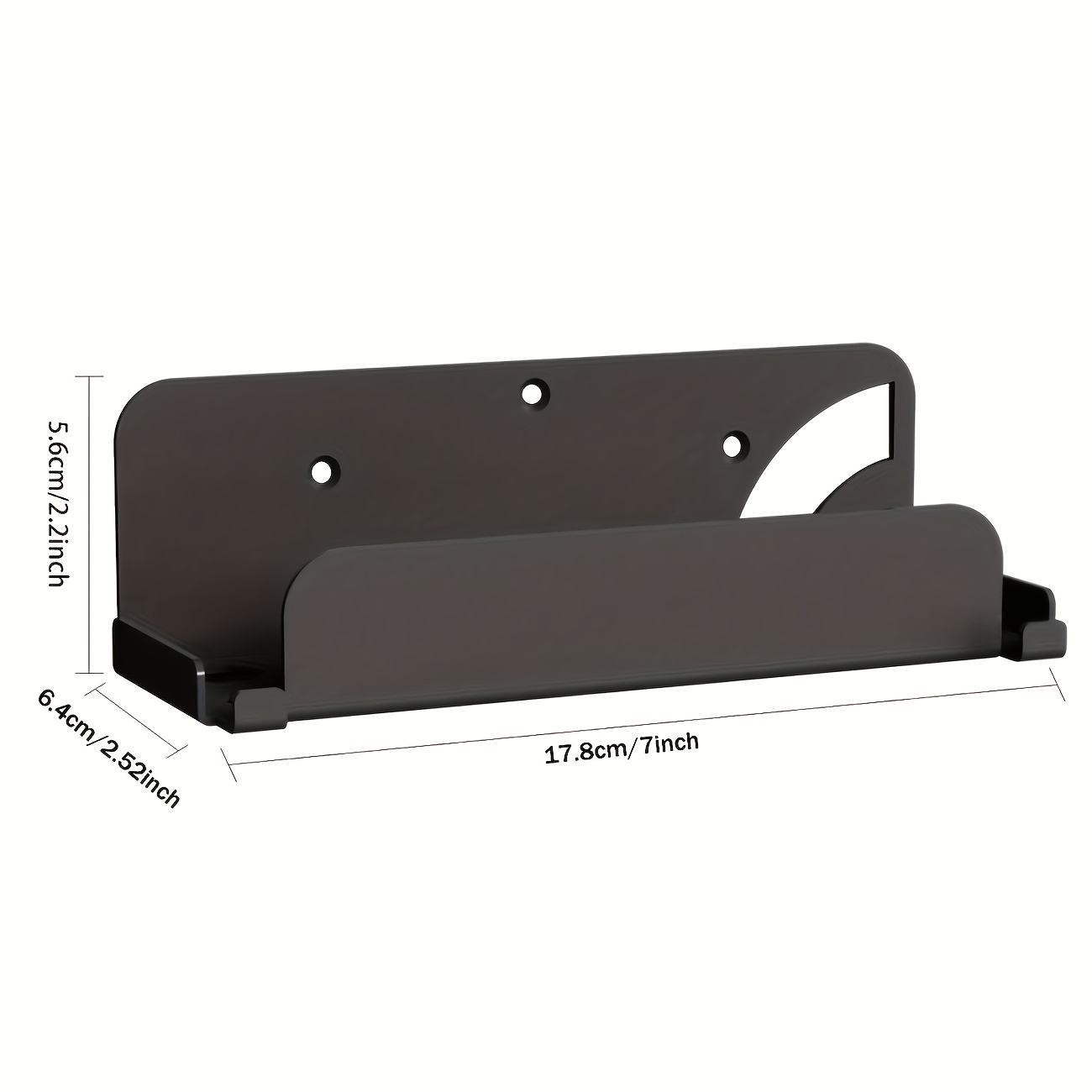 TEMU Support mural métallique 1 pièce pour interrupteur/interrupteur OLED - Se fixe solidement à côté du téléviseur, de gagner de la place / Robuste