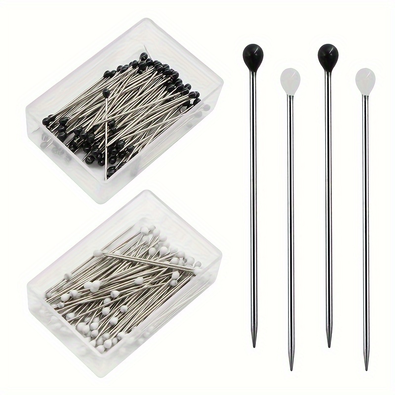 

400pcs/set Round Plastic Head Pins, Positioning Pin For Sewing, Clothes Tailor, Dressmaking, Sewing Accessories