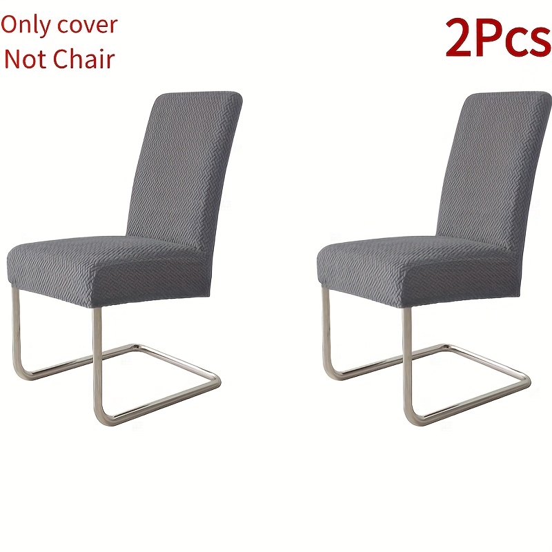 2pcs Jacquard Chair Cover Elastic Universal Chair Covers Chairs Seat Back Protector Slipcovers For Living Room Kitchen Wedding
