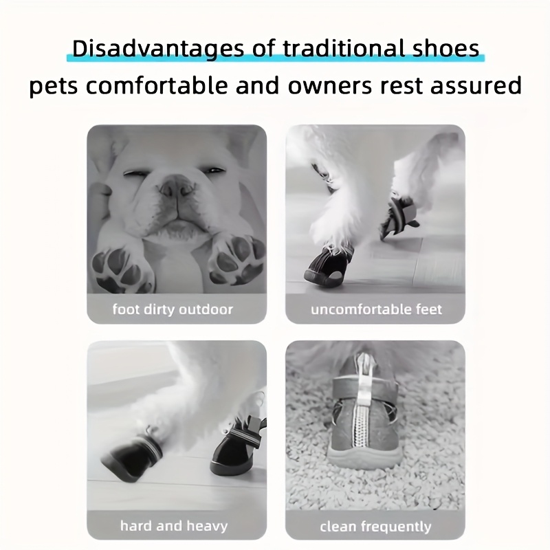 40pcs Pet Disposable Boot Covers for Dogs