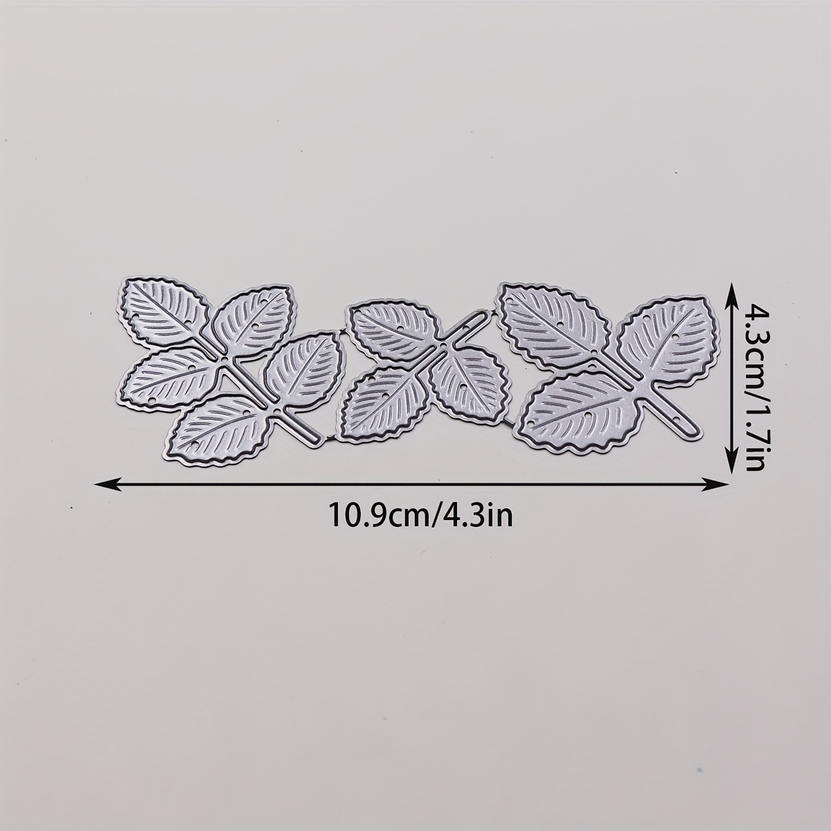 TEMU Fustelle in metallo a forma di foglie per biglietti di , album di , decorazione di album di timbri, goffratura di carta, creazione di biglietti