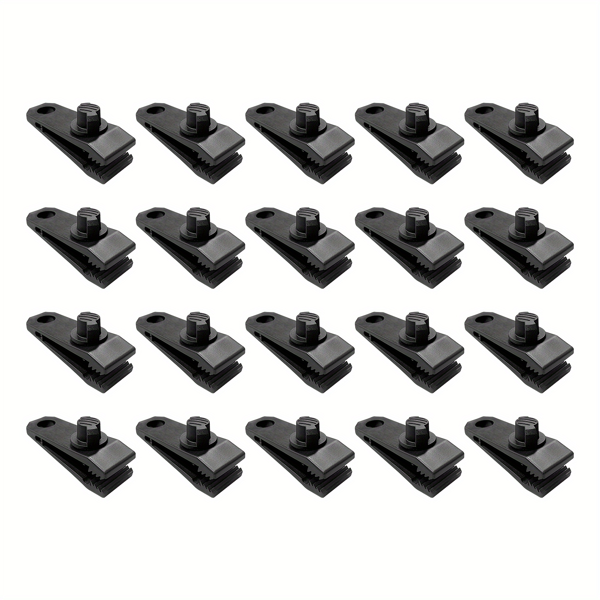 

20/30pcs Tarp Clips Heavy Duty Locking Clip, Thumb Screw Tent Clip, Fixing Tarp Awning Clip, For Camping Tarp Awning Canopy Car Cover Swimming Pool Cover Boat Cover Etc.