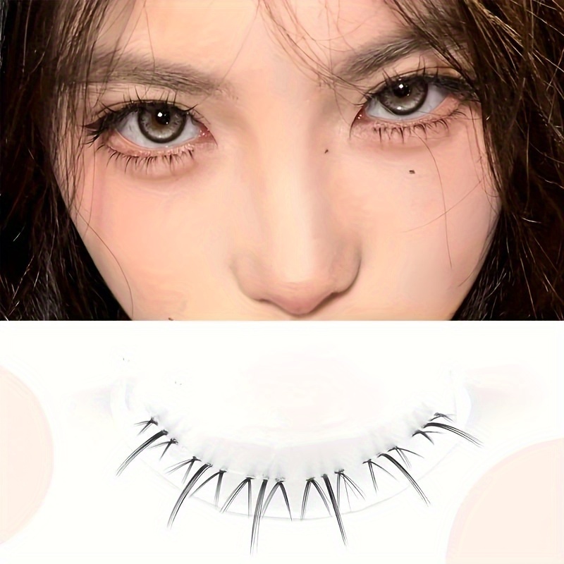 GROINNEYA Invisible Band Lashes 5/7 Pairs 3d Mink Lashes Short
