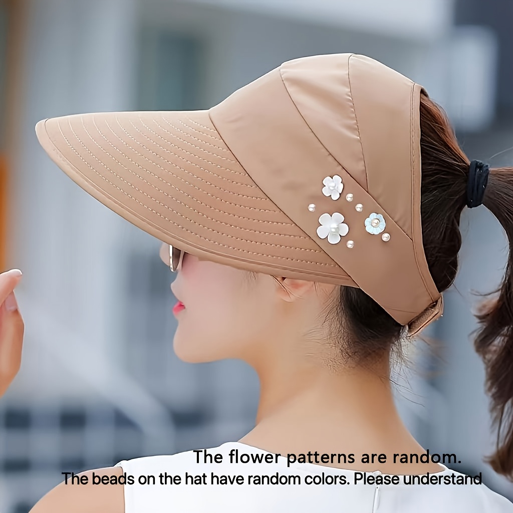 TEMU 【新商品】大きなつばの折りたたみ式サンハットが特徴の、女性向けアウトドアファッショントレンド。牧歌的なルックに。