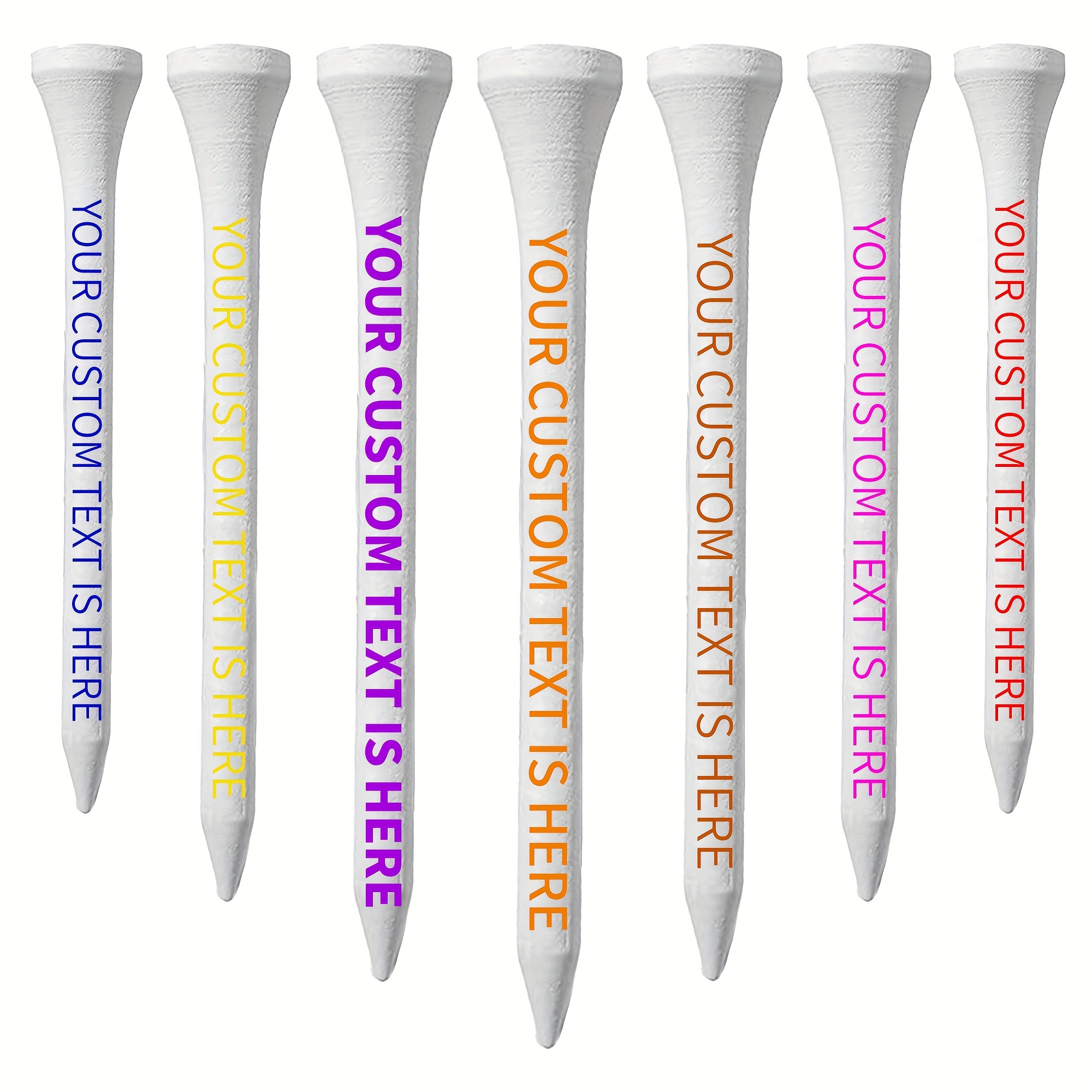 TEMU 65 Personalized Golf Tees With Self- Text, A Gift For Lovers,