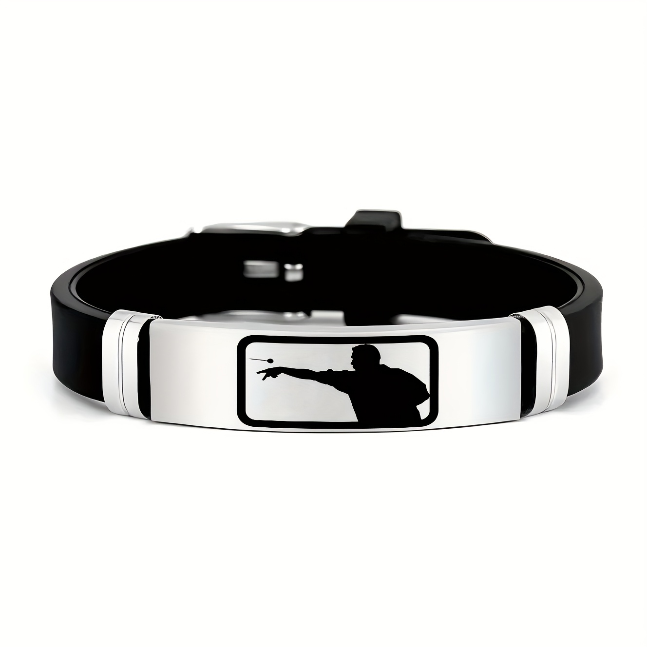 Image of Stylish Dart-themed Casual Wristband, A Fashionable Accessory For Daily Wear For Men And Women, Suitable For Sports Activities