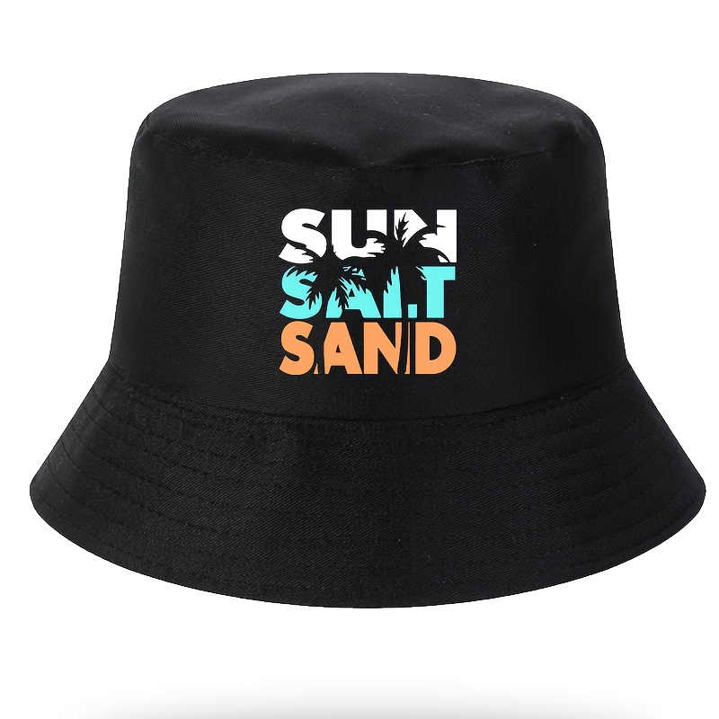 trendy popular beach print fisherman hat double sided Temu Australia