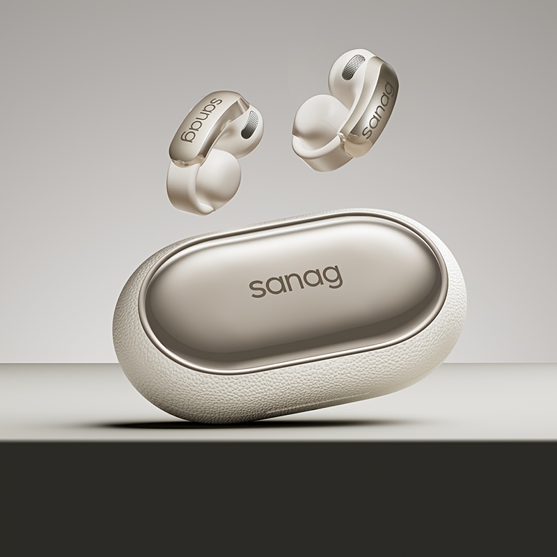 * S9S TWS Open-Ear Wireless Headphones, AI Sport Earbuds with Dynamic Panoramic Sound, App Control, HiFi *, USB-C Charging, Condenser Mic, for Cellphones, Non-Waterproof, Volume Control, Gaming Theme, 400mAh Lithium Polymer Battery, Skateboarding Compatible, No Noise Control, Adult - Wireless Earphones