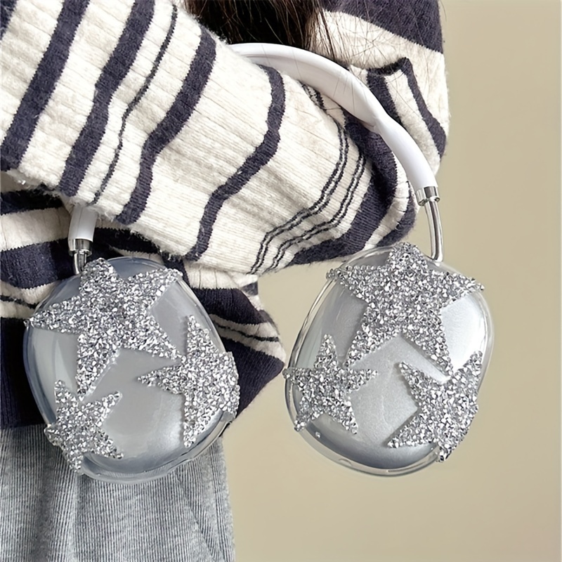 

Earphone Protective Case For Cute Star Clear Soft Silicon Protective Cover For Headphone Accessories