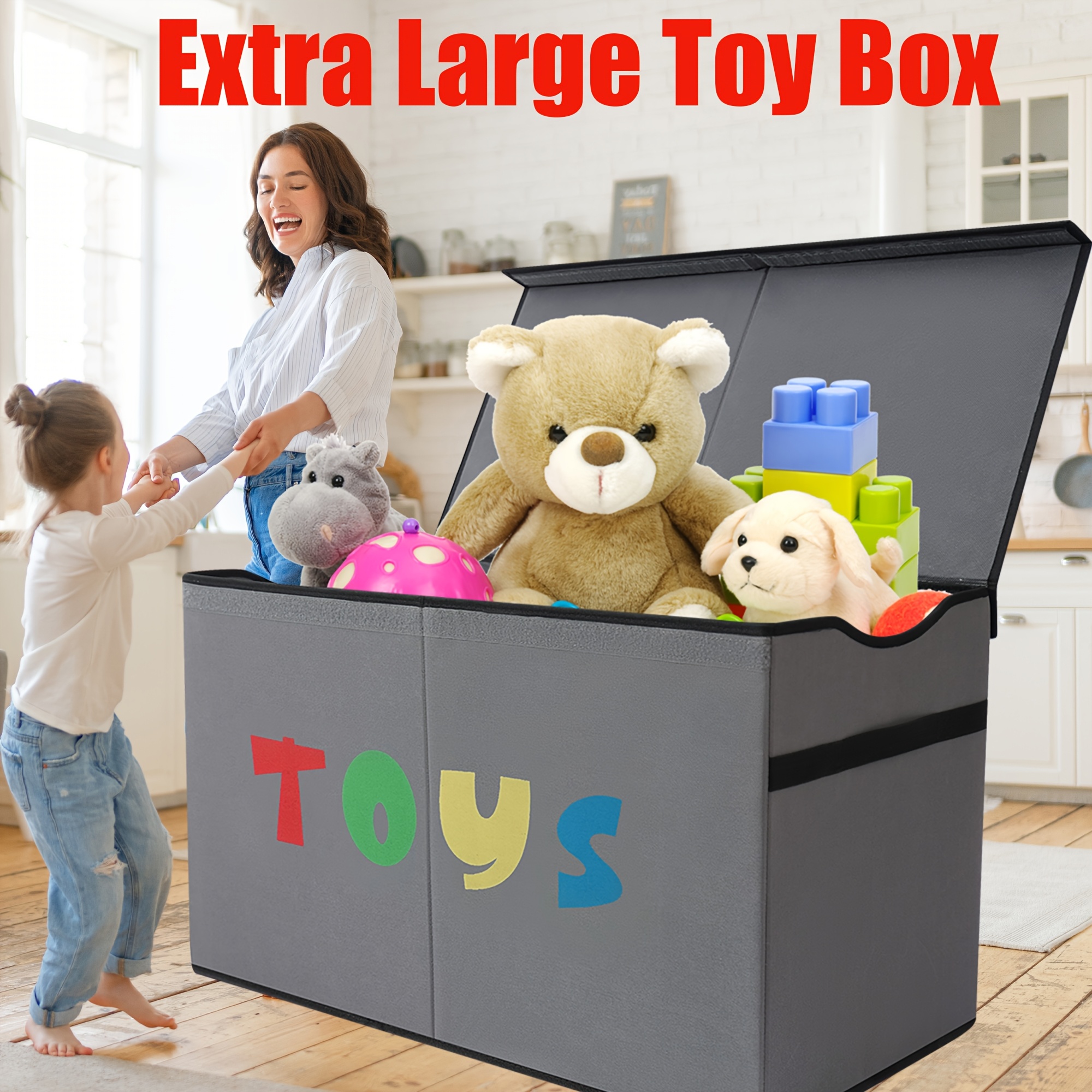 extra large toy storage bins sold on Temu United States