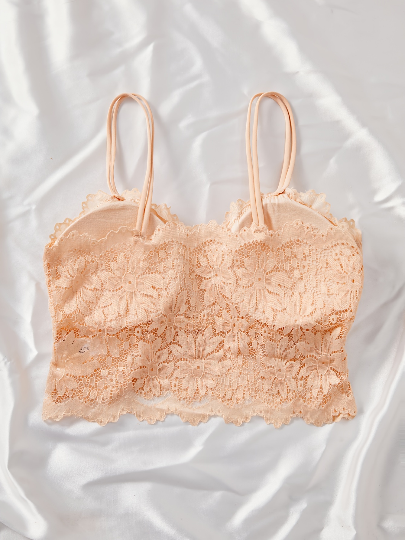 Removable Pads,wire-Free Sexy Lace Bralette with Removable Pads - Black Floral Lace, Backless Design for Women, Everyday Comfort, Everyday Bra | Floral Pattern Bralette | Feminine Design