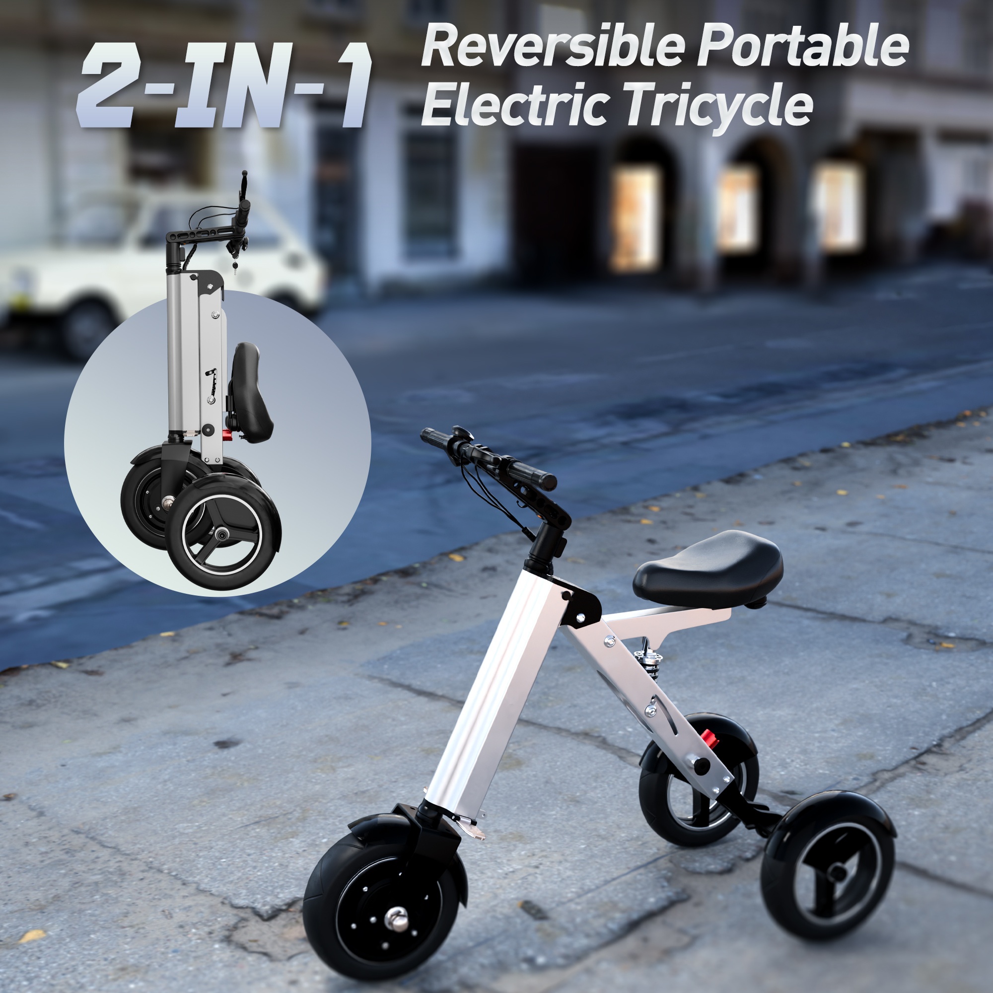 wheel foldable electric scooter adults in commuter Temu