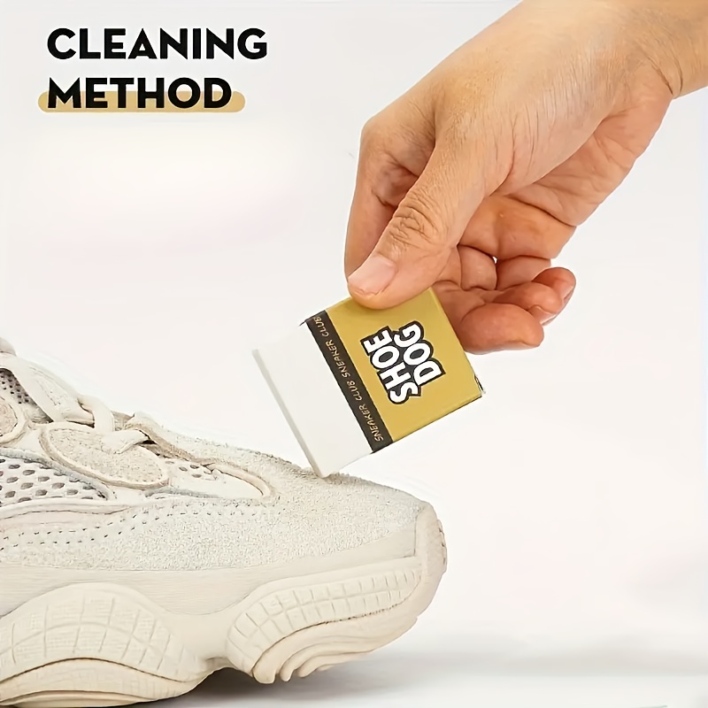 1pc TPE Shoe Cleaning Eraser - Effective Stain Remover, Glitter & Deodorizer for Sneakers and Boots - Easy to Use, Portable & Durable, Portable Cleaner | Shoe Maintenance | Effective Formula, Shoe Cleaner