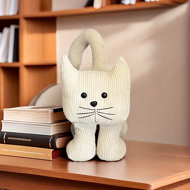 

Cat-shaped Weighted - Polyester & , -free Fabric Filled Design With Sand Interior For Floor Decoration