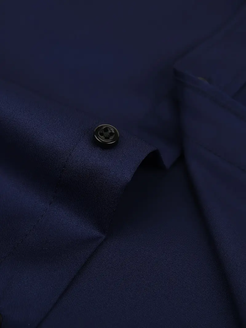 Manwan Walk Men's Oxford Shirt – Lightweight Cotton, Long Sleeve, Button-Down For Business & Casual