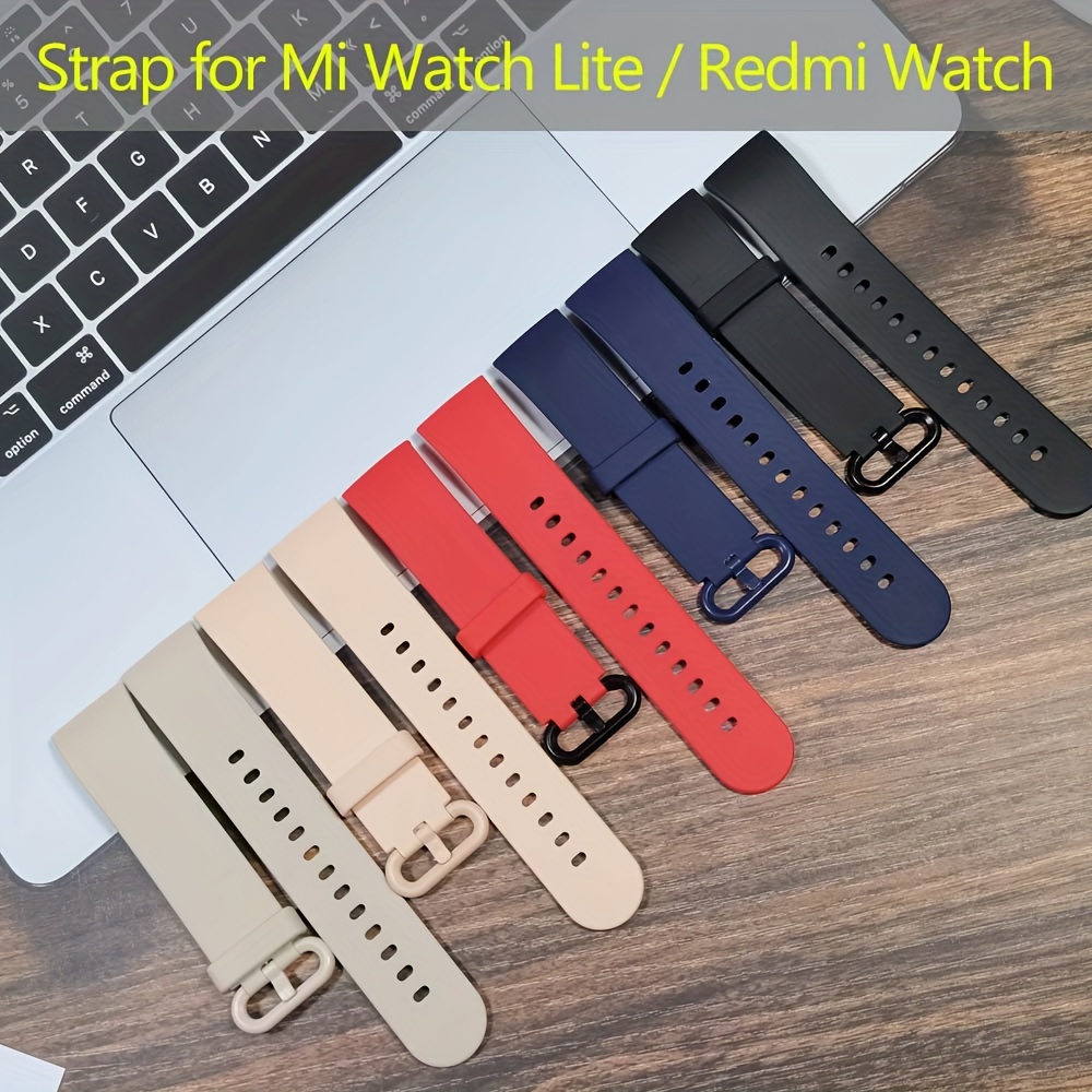 Adecuado Para Redmi Smart Watch 1 Generación Redmi Watch1 Y Xiaomi Smart Watch  Mi Watch Lite Banda De Reloj Monocromo Silicona Deportes Transpirable  Impermeable Pulsera Regalo Para Cumpleaños / Pascua / Niño /