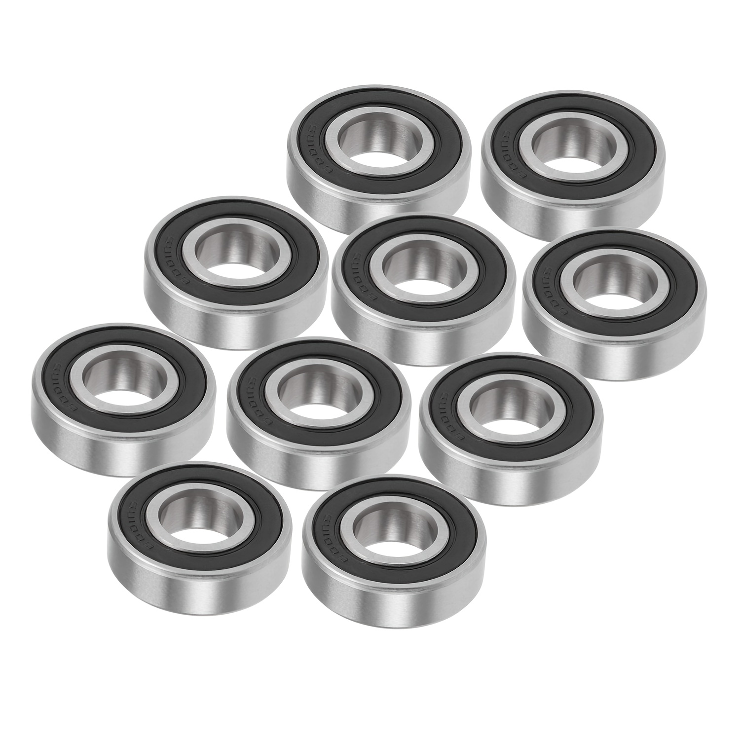 TEMU 15pcs 6001rs Bearings 6001-2rs 6001 2rs 6001rs 6001 Rz 12x28x8mm Double Sealed Bearing Deep Ball Bearing