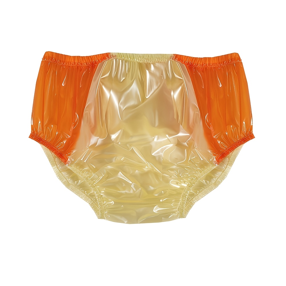 Image of Two-color Leak-proof Underwear, Pvc Underwear, Plastic Underwear, Care Pants, Menstrual Pants, Wide Crotch, Matching, Suitable For Day And Night, M-5xl