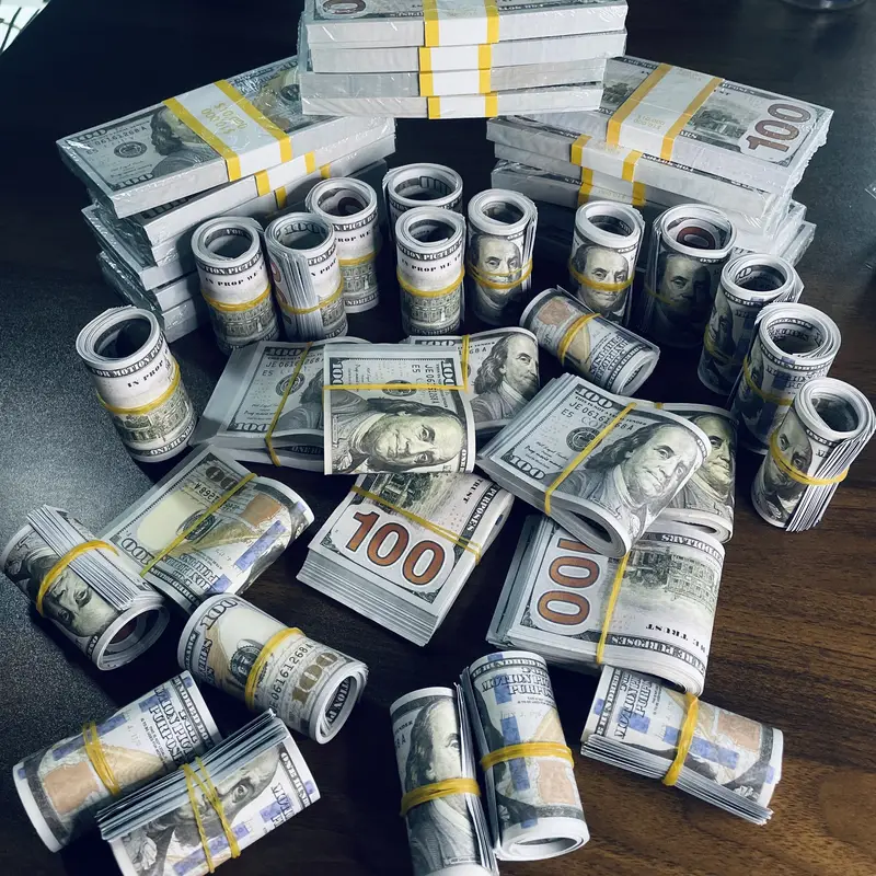 replica prop money set 100pcs of dollar christmas halloween parties filming movie props and board games details 1