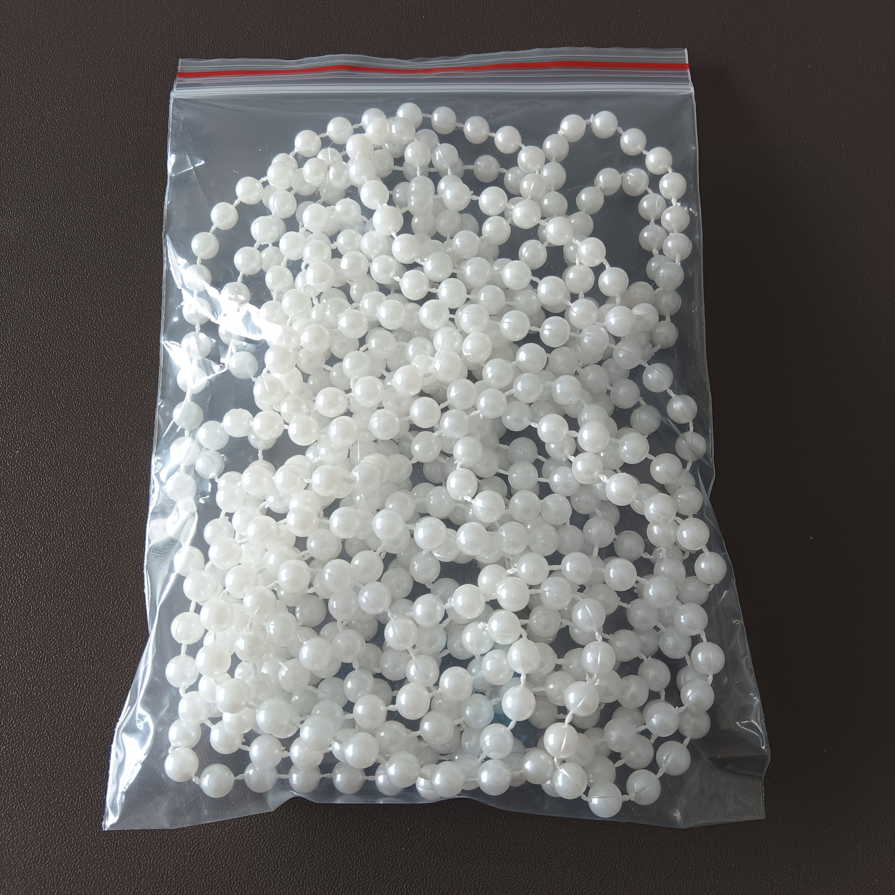 6-pack Plastic Necklaces, Holiday Party Decoration Beaded Chains For Wedding Bridal Parties