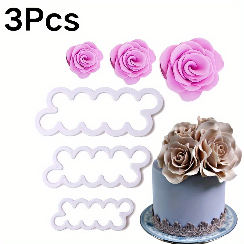 小花とピンクのバラのクレイケーキ クレイでバケツブーケを作ってみた :