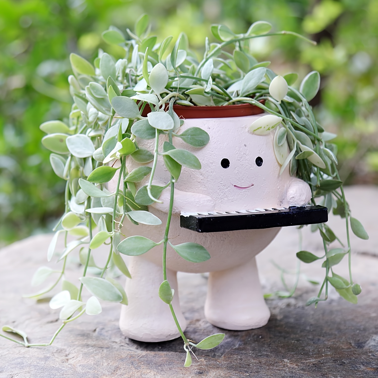 pots succulent pots head sax piano band planters - Temu
