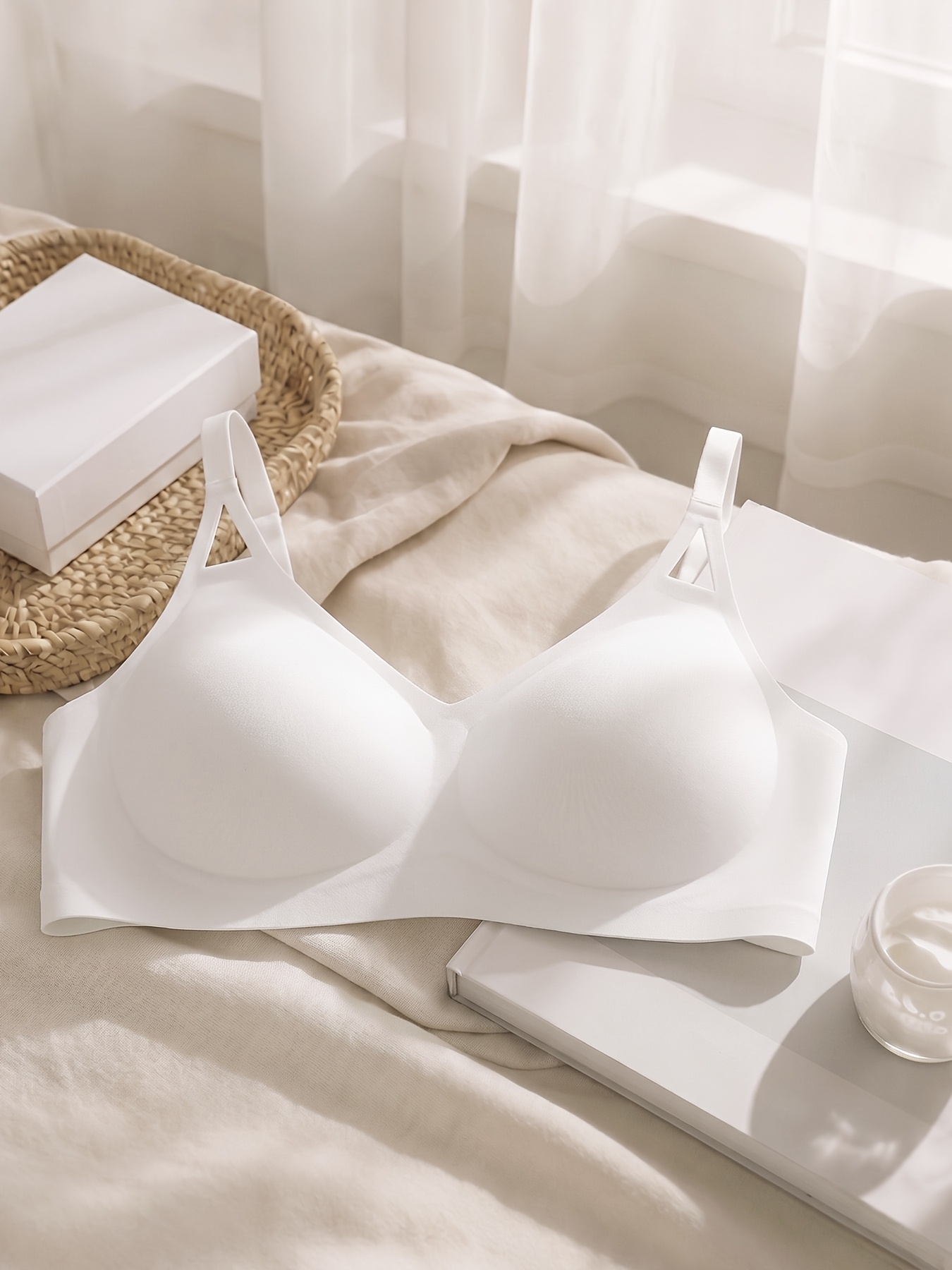 Skin-Friendly Breathable Women's Plus Size Wire-Free Casual Bra
