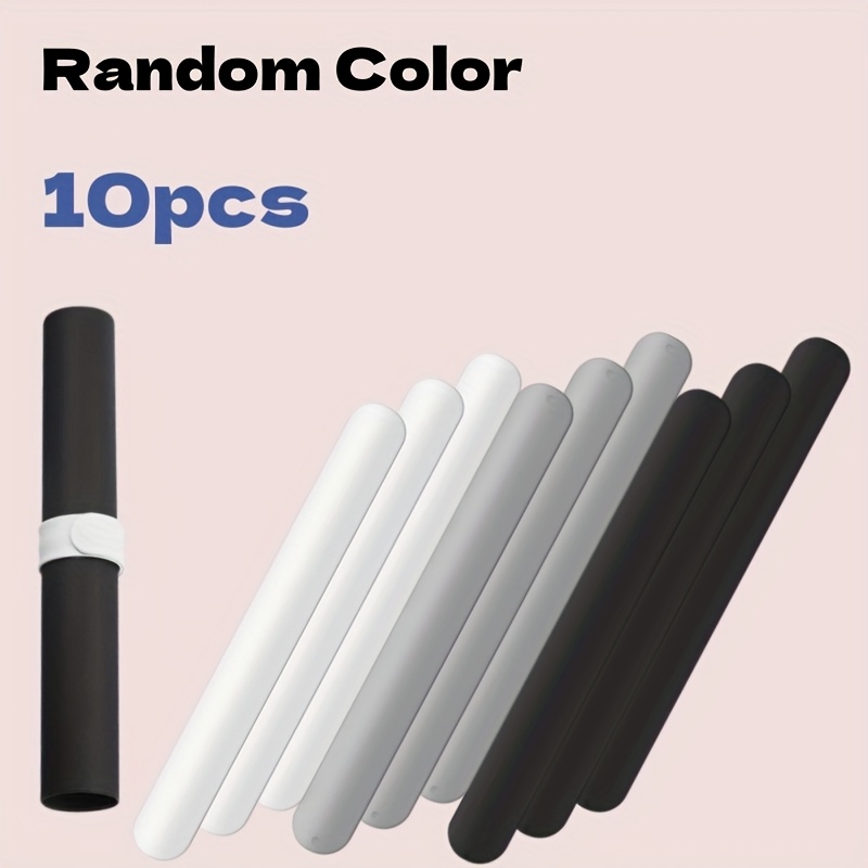 10pcs Packaging Paper Fixture Set - Multifunctional Clip And Roll Paper Organizer, Suitable For Home Storage And Gift Packaging, Perfect For Halloween, Christmas, Easter, And Other Holidays