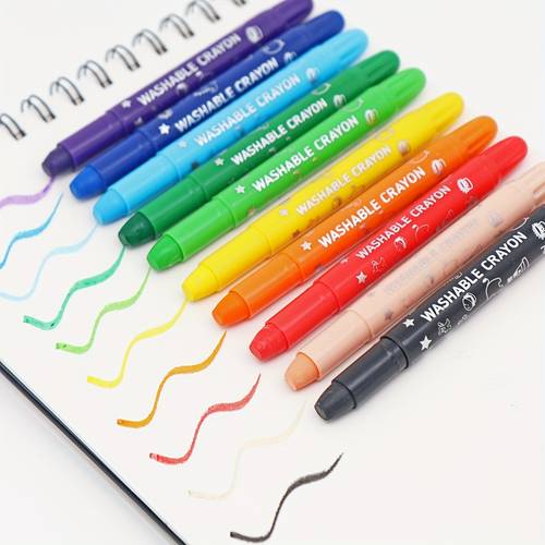 10pcs colored gel crayon nontoxic set for coloring washable and crayon ideal for paper easter basket fillers