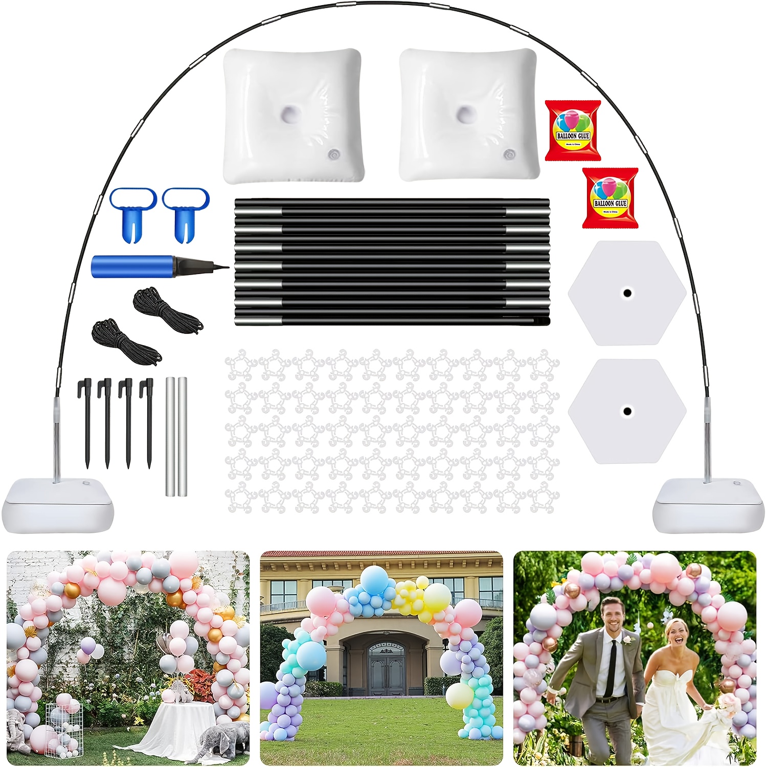 balloon arch stand adjustable ballon arch holder - Temu