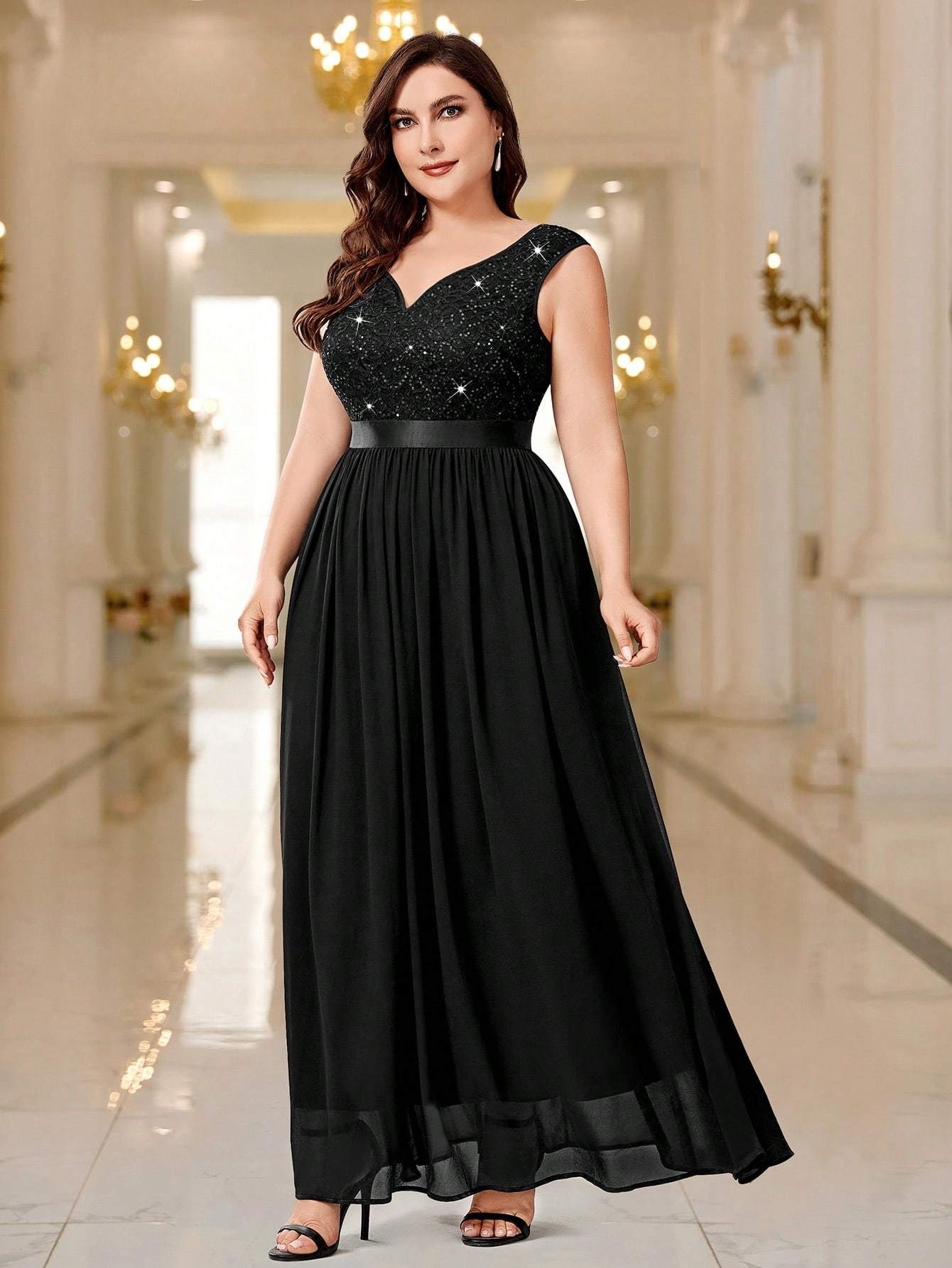 princess polly baby blue dress Can You Wear Black to a Wedding? Guest Etiquette Guide | Azazie main image 0