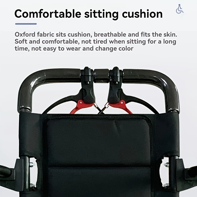 Ultra Lightweight And Durable Carbon Steel Classic Driving Assistance, with Comfortable Seats And Storage Shelves, Easy to Fold Design, Convenient to Carry And Can Be Used On Airplanes - Image 8