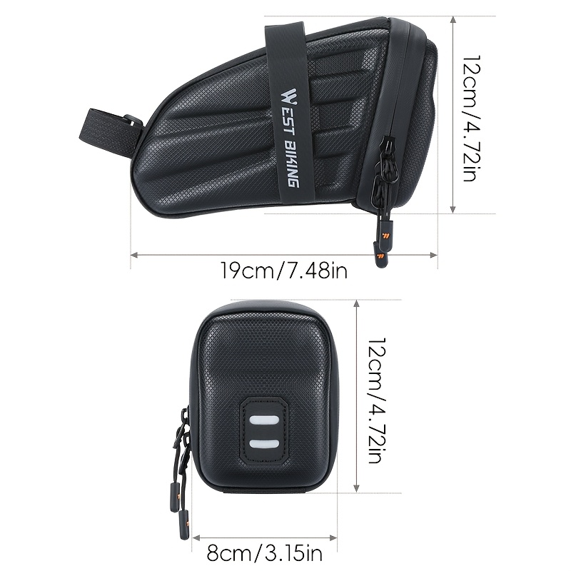 Sacoche Velo 1L sac à vélo pluie selle de pluie sac de siège arrière