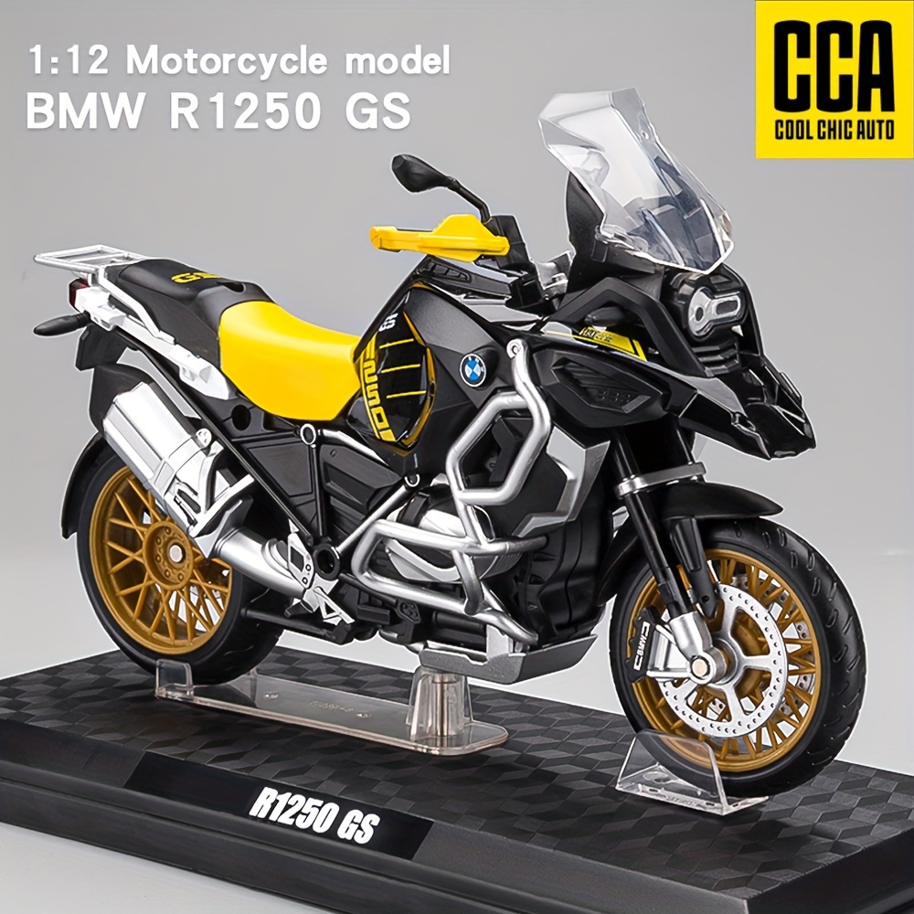 

1pc 1:12 R1250gs Motorcycle Model, Collection Toy, Desk Ornament, Christmas Halloween Thanksgiving Day Easter New Year's Gift