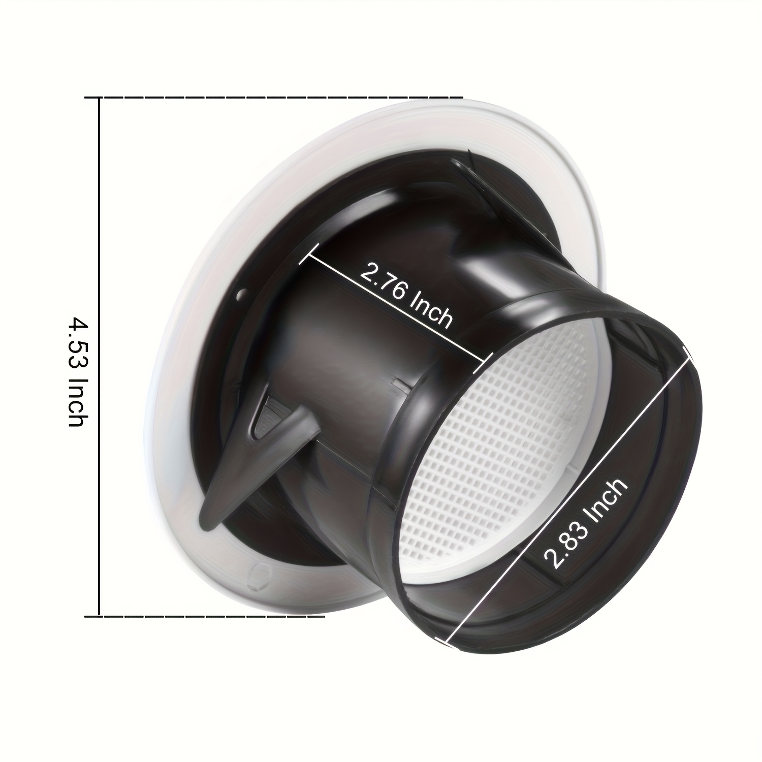 75/100//150mm Louver Grill Cover, Air Vent Covers, Round Ceiling Diffuser With Built-in A Fly Screen For Kitchen, Living Room, Closet, Bathroom, Ventilation Use