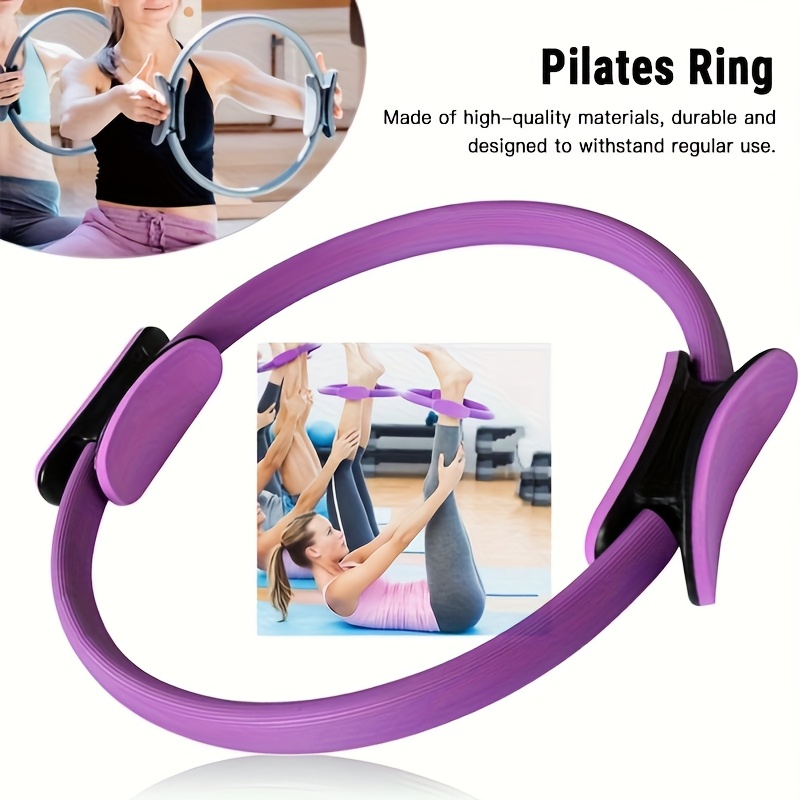 A Set of 3 Pilates Tools Including a Pilates Ring, a Pilates Ball, And a Resistance Band, Designed for Women. Available in Various Colors Such As Blue, Pink, And Purple, This Pilates Essentials Kit Is Perfect for Home Workouts And Rehabilitation.