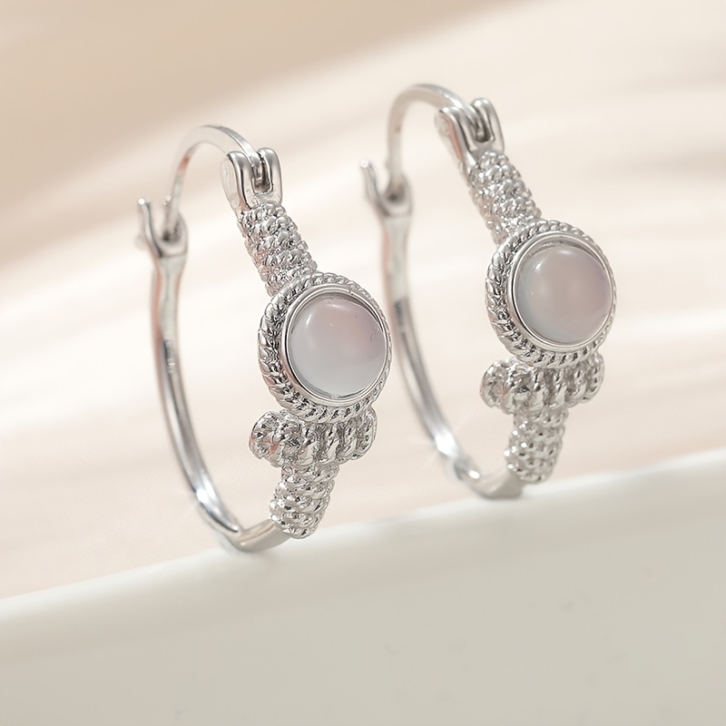 Handcrafted Earrings Featuring Large Ethnic Bohemian Hoops With Rainbow