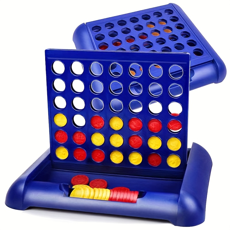 1 juego clásico de cuatro en raya para entretenimiento familiar, regalo ideal para Hall...