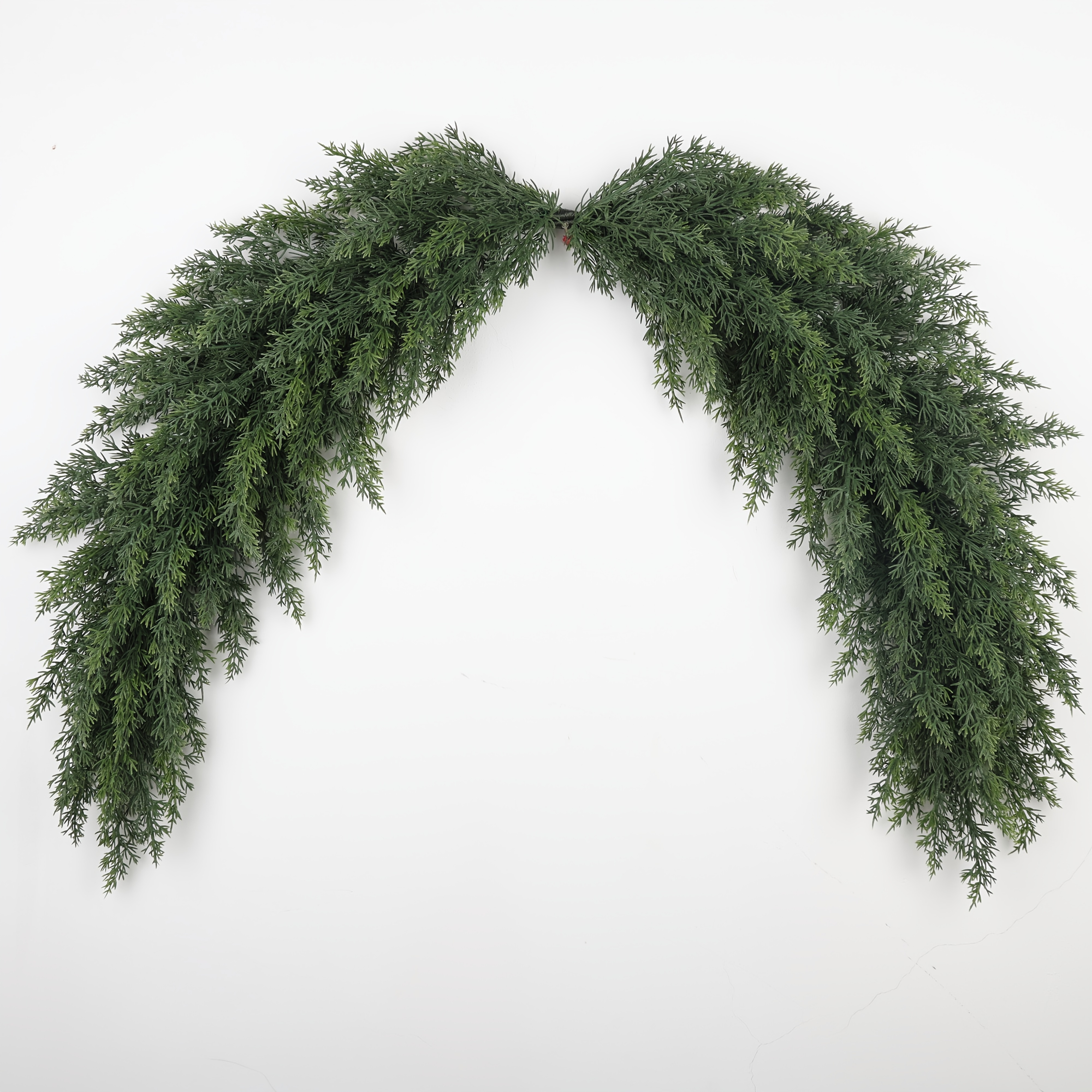 TEMU Guirlande de Noël Artificielle en Cèdre 5FT, Guirlande de Cèdre de pour , Porte, Cheminée, Décoration Murale de Maison pour Noël, Décoration de