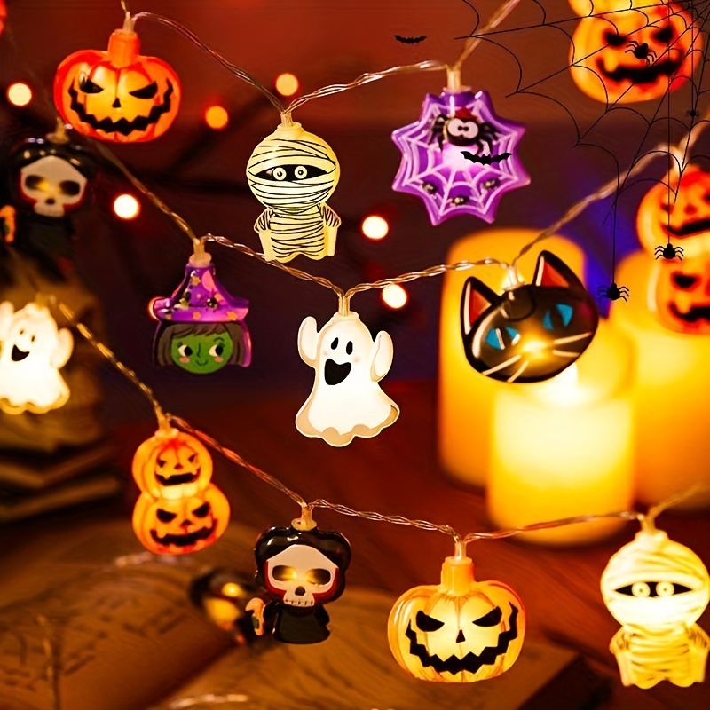 

1pc 2024 New Halloween Fairy Witch Pumpkin Pirate Angel Spider Web And Other Doll Mix And String Suitable For Halloween Christmas Party Decoration