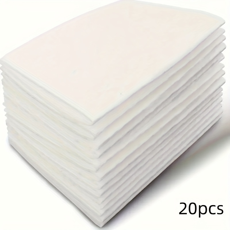20pcs 1mm Thick Solid Color Felt Non-woven Fabric Sheets Suitable For Crafts And Sewing Halloween Christmas Decorations Materials For