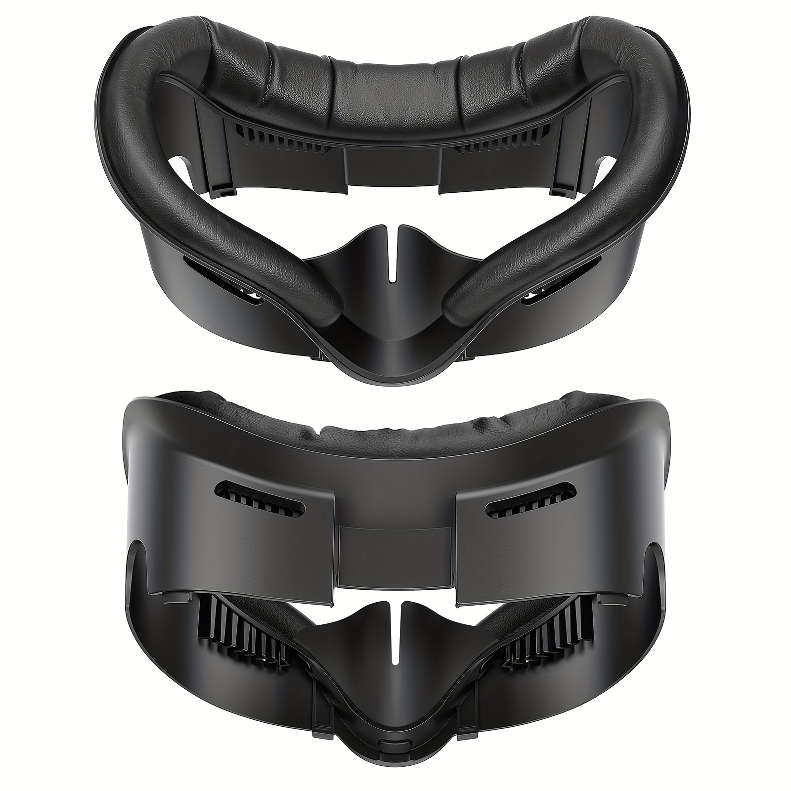 E-shop Gesichtsinterface und Gesichtsabdeckungspad kompatibel für Oculus für Quest 3/Für Quest3S Zusätze, schweißfester PU-Schaumstoff-Kissenersatz,