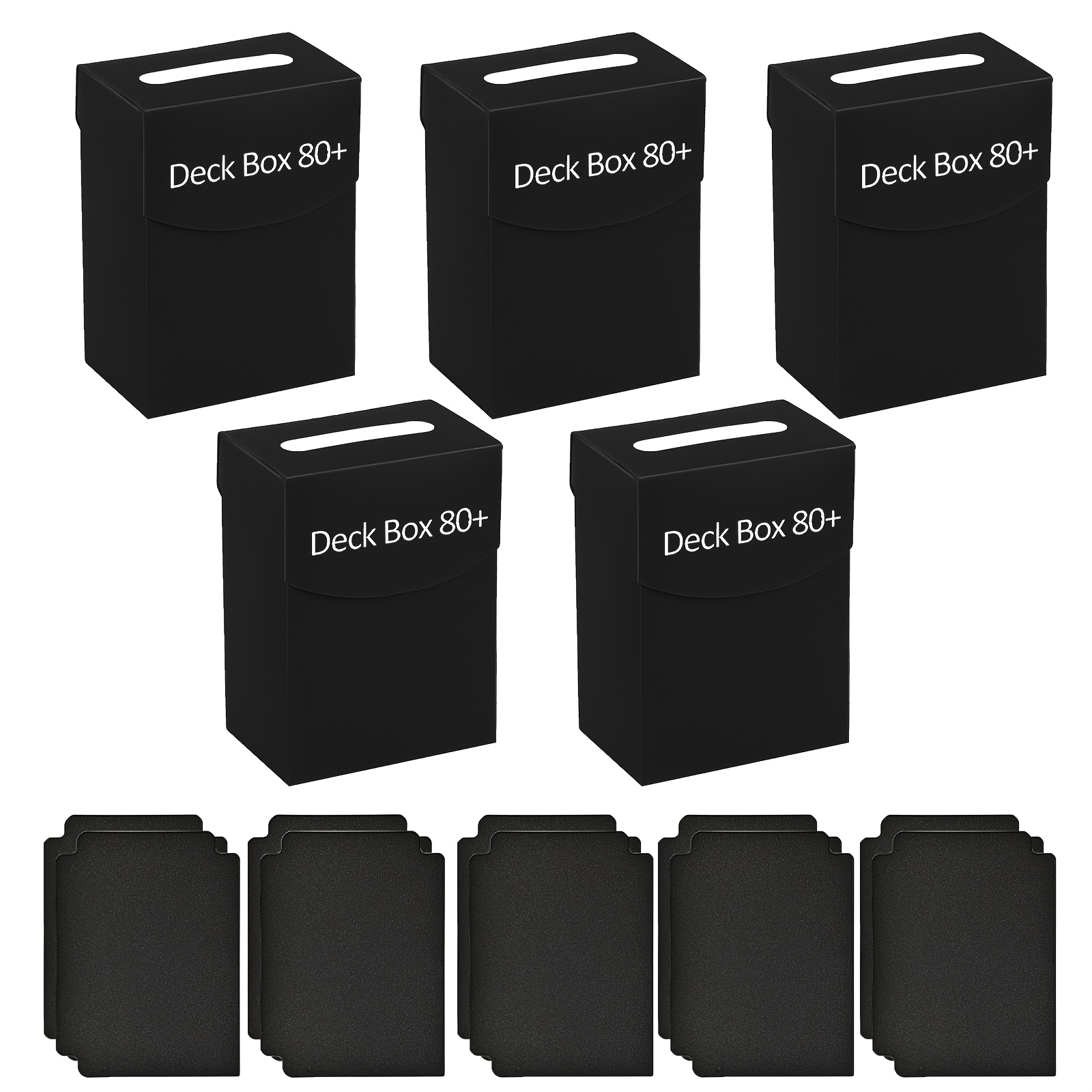 5 Cards Deck Box Come With 10 Card Dividers Of Color