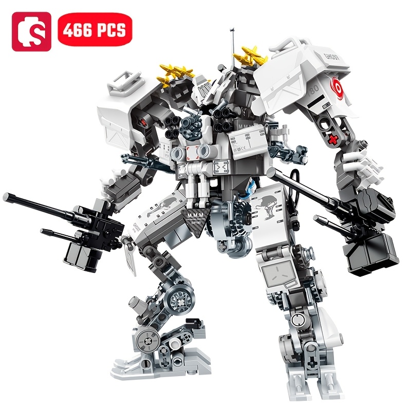 mecha building blocks sold on Temu Australia