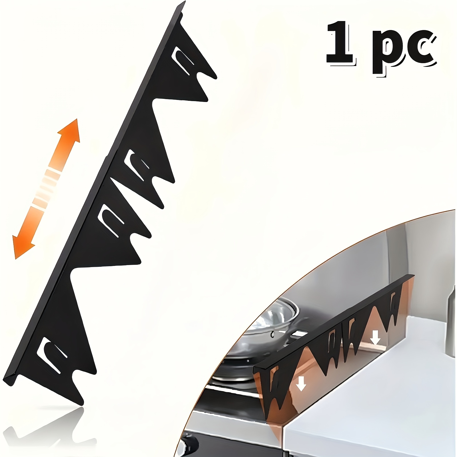 stainless steel stove   covers 1 pcs adjustable fillers for kitchen countertop extendable from 35 05cm to 69 85cm heat resistant protection cover for stove and counter   dishwasher air   filler for   details 0