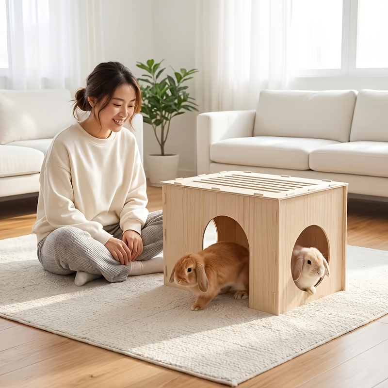 Handcrafted Rabbit Drate Hamster Pet Shelter