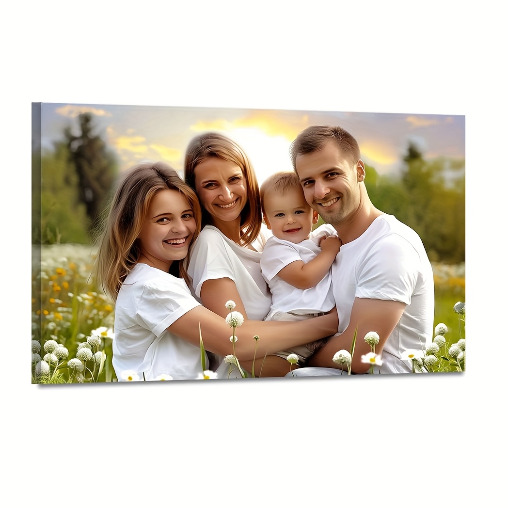 E-shop Individuelle Leinwand-Wandkunst - Personalisierter Fotodruck für die Heimdekoration, für Wohnzimmer, Schlafzimmer oder Küche, Hochwertiges